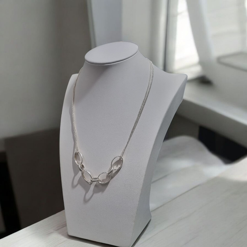Collar de Plata eslabones