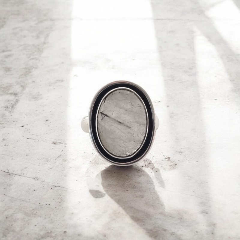 Cuarzo Turmalinado Oval