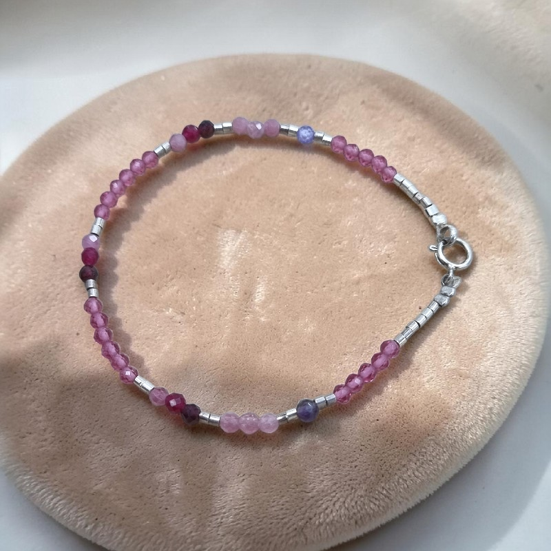 Pulsera de Piedras Naturales & Plata 950