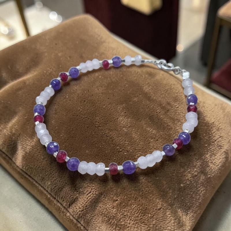 Pulsera de Piedras Naturales & Plata 950