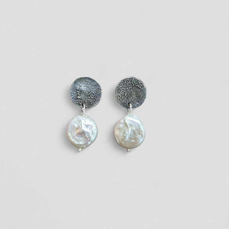 Aros Perlas planas