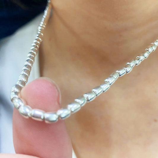 Collar Mostacillas tubular