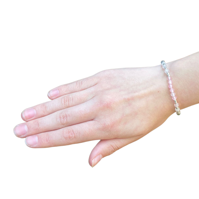 Pulsera Labradorita Cuarzo R