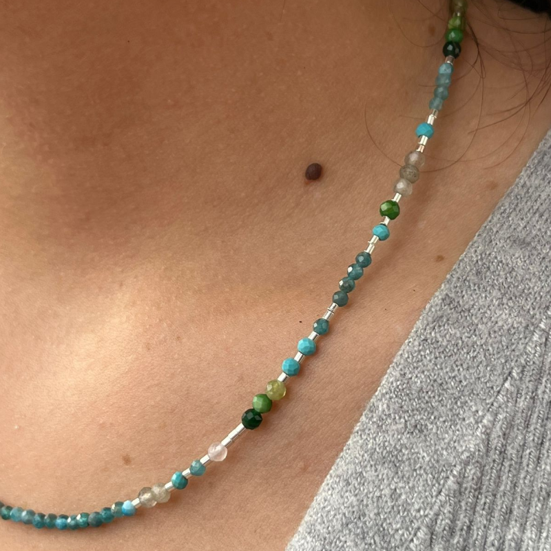 Collar Piedras naturales