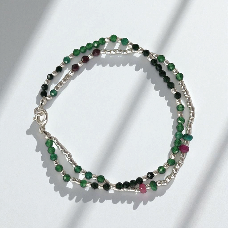 Pulsera doble Piedras