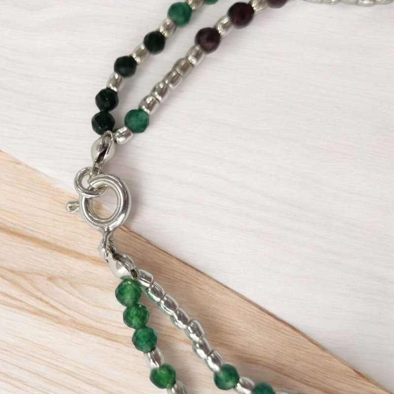 Pulsera doble Piedras