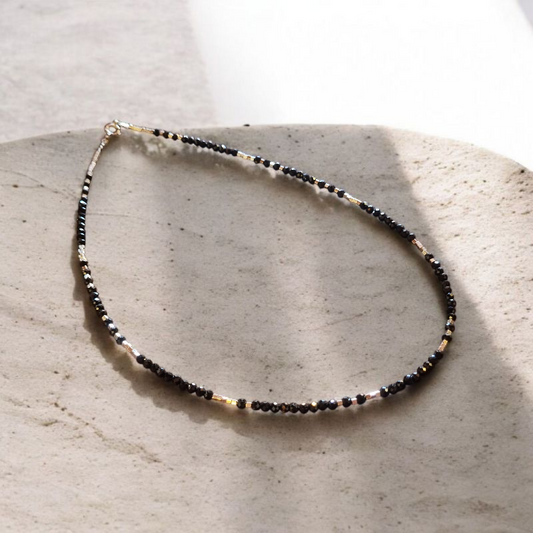 Collar Onix facetado