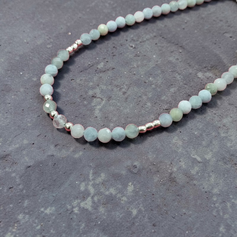 Collar Aguamarina