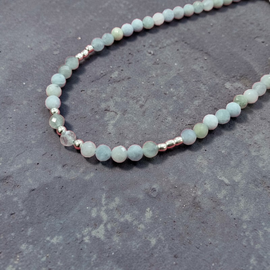 Collar Aguamarina