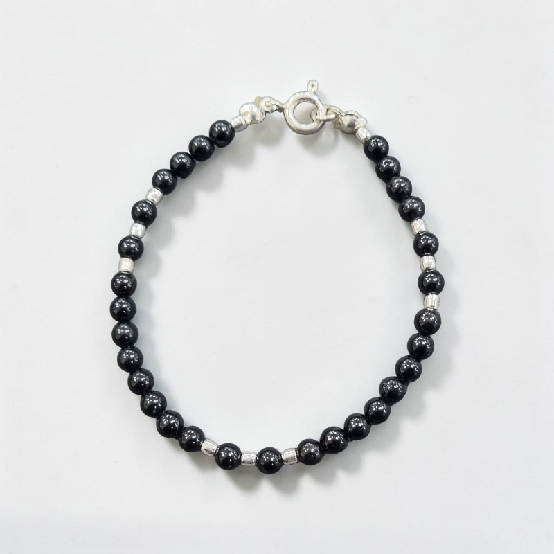 Pulsera de Turmalina Negra & Plata 950