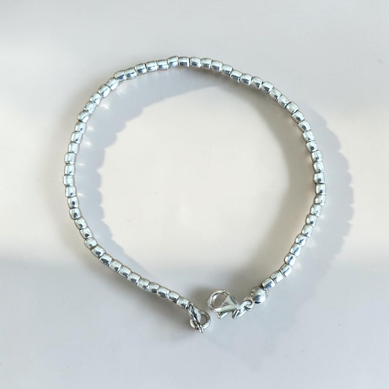 Pulsera Mostacillas Plata 950