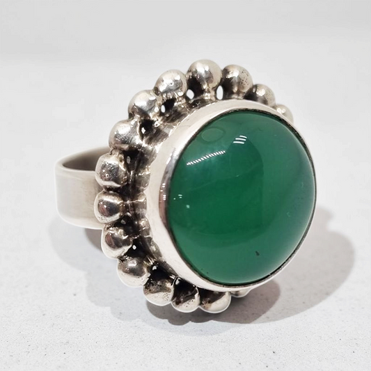 Anillo Ónix verde Max