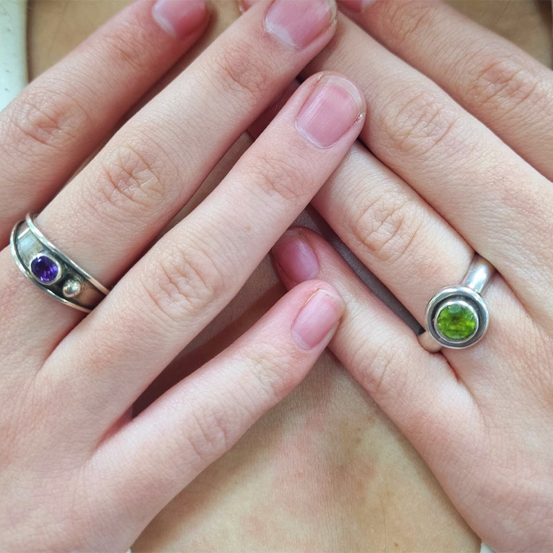 Anillo Peridoto baby