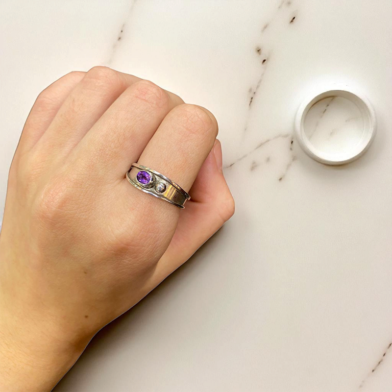 Anillo Amatista Mia