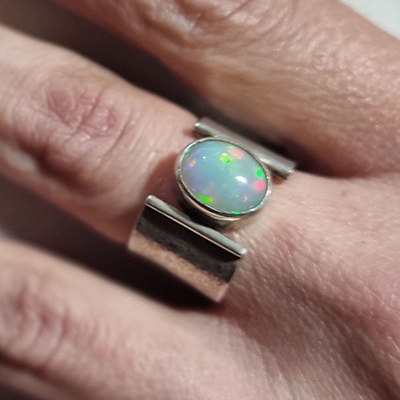 Anillo Ópalo Galaxy