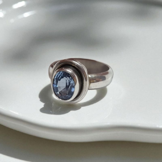 Aguamarina Oval clásico