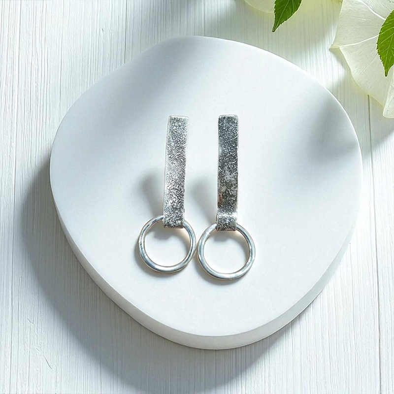 Aros Plata Textura