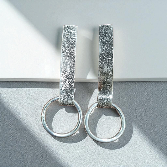 Aros Plata Textura