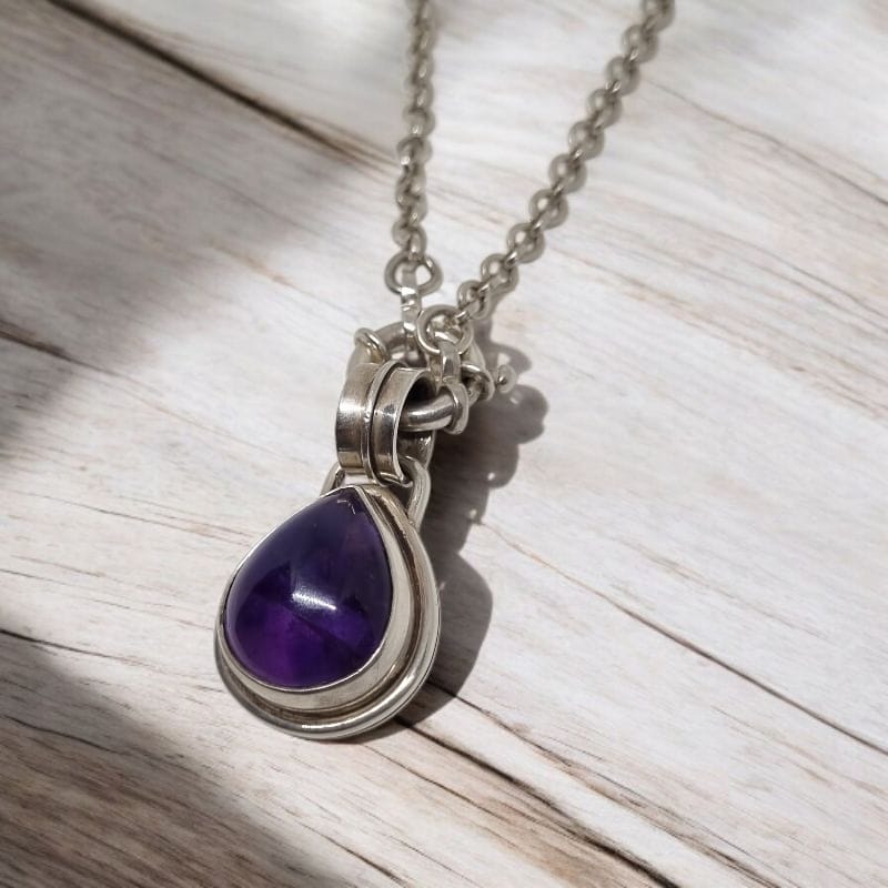 Colgante de Amatista y Plata 950