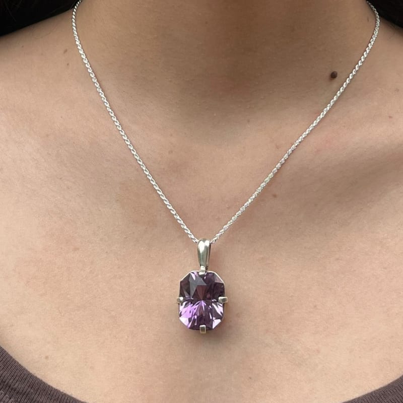 Colgante Amatista y Plata 950