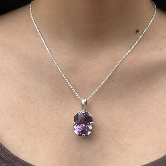 Colgante Amatista y Plata 950