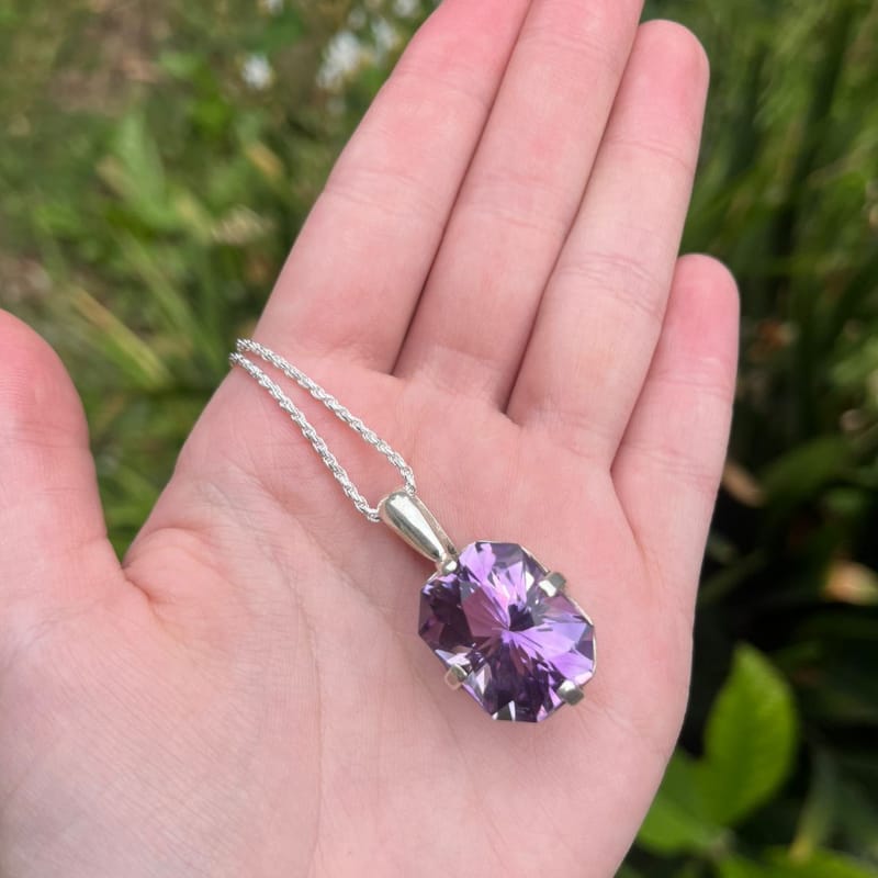 Colgante Amatista y Plata 950