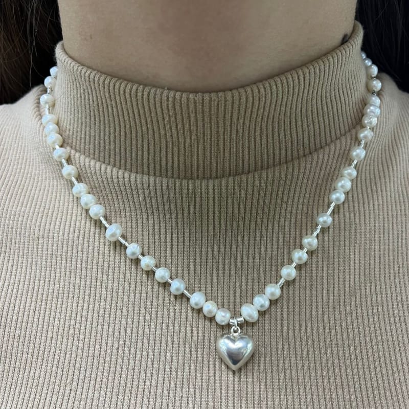 Collar de Perlas y Plata 950