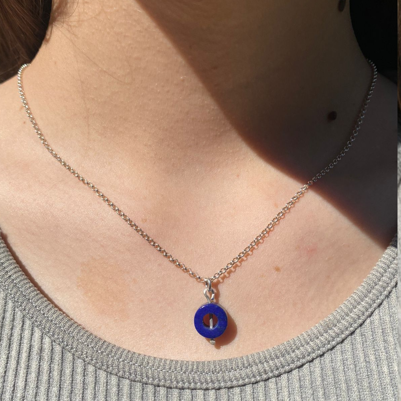 Lapislázuli azul cili