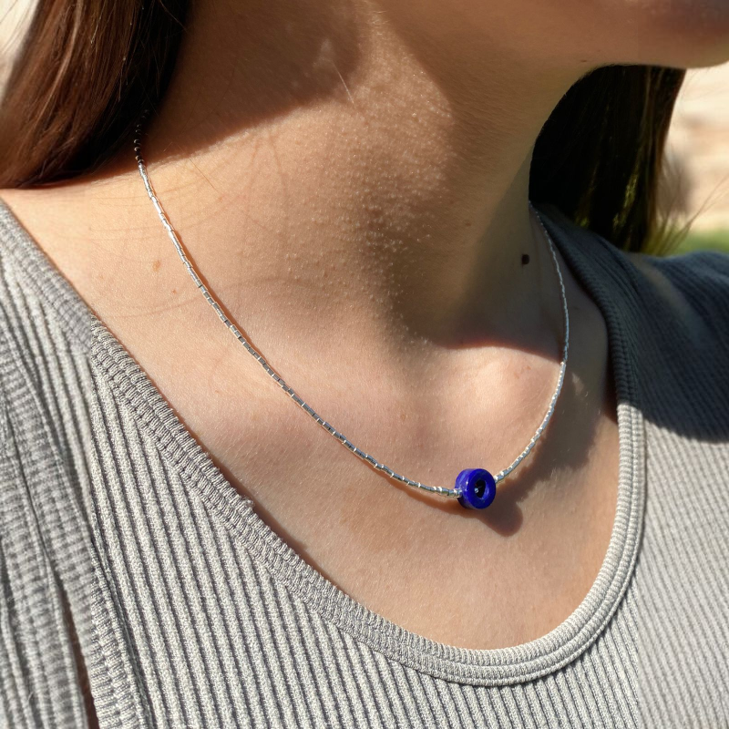 Lapizlazuli tipo Choker