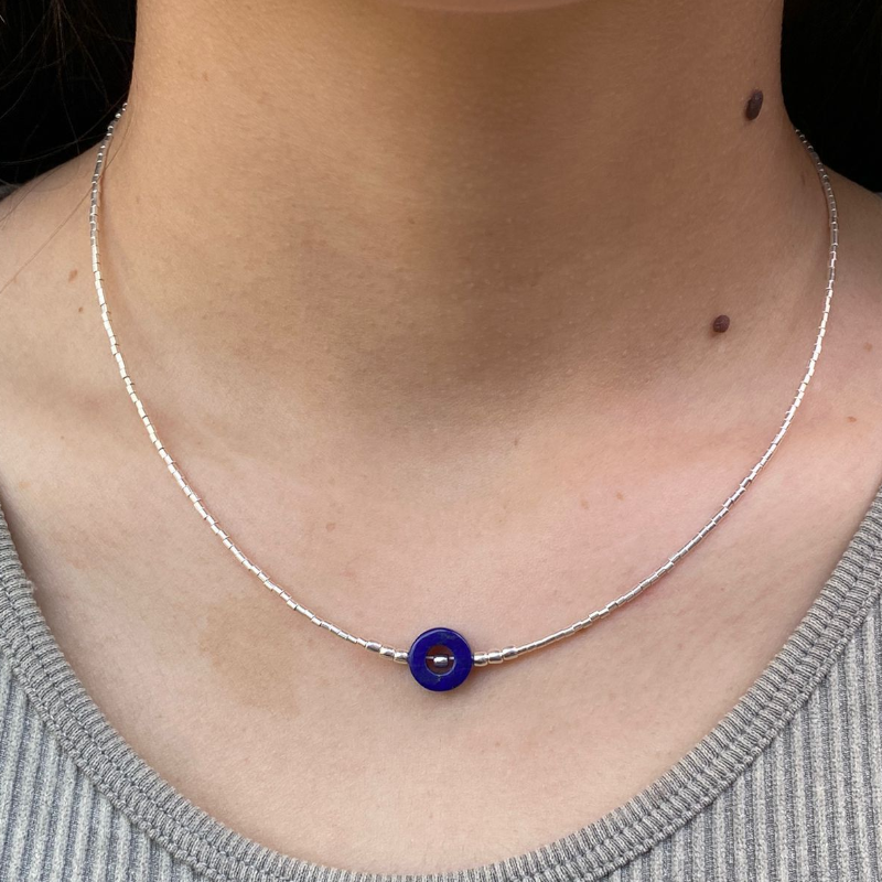 Lapizlazuli tipo Choker