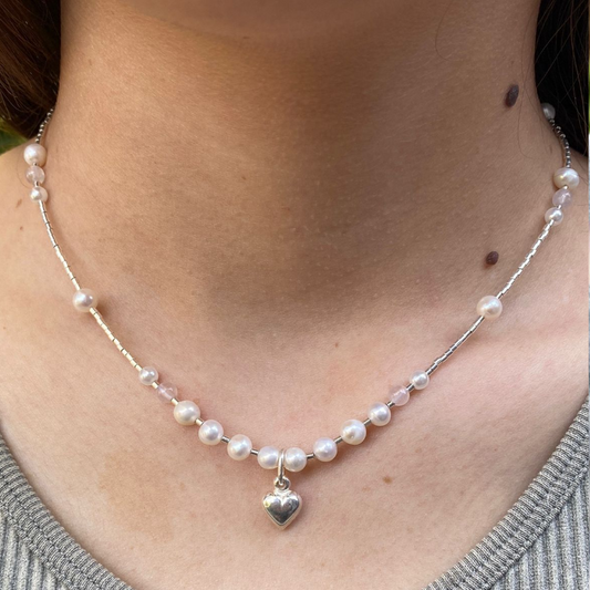 Collar perlas Choker 40cm