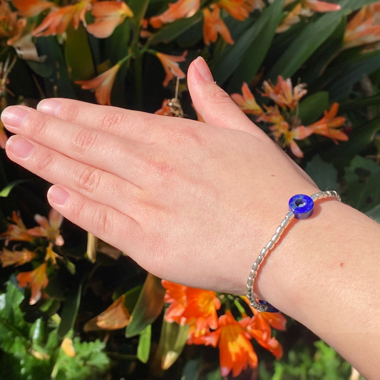 Pulsera Lapislazuli donuts