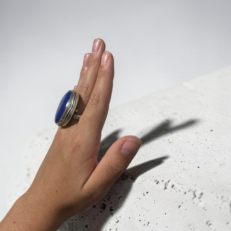 Anillo Lapislázuli Xl