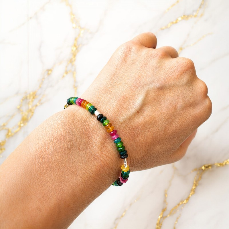Pulsera de Turmalinas y Plata 950