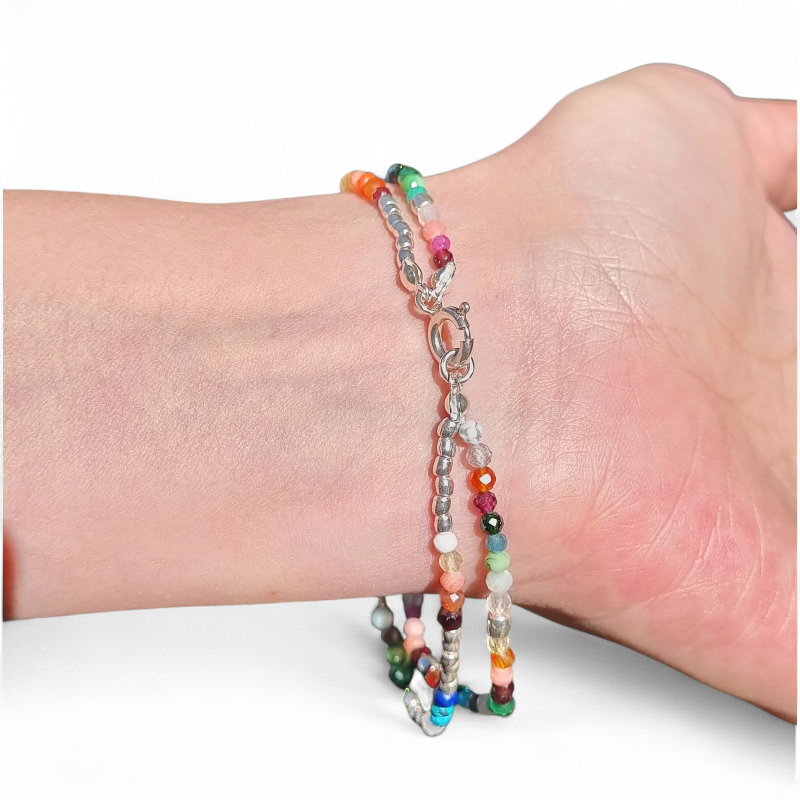 Multicolor piedras doble